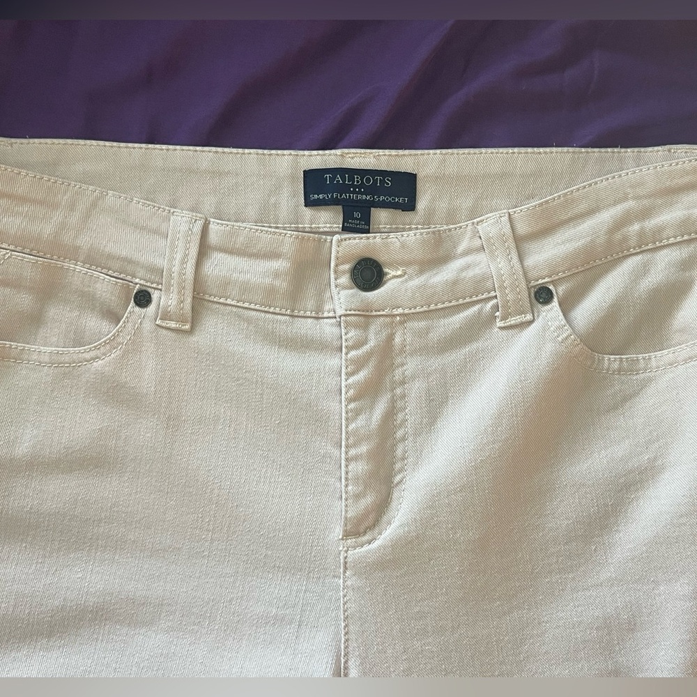 Talbots pale pink jeans, Size 10 - Picture 6 of 7